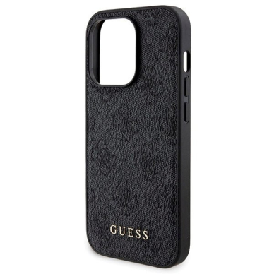 Guess 4G Metal Logo Dėklas Set iPhone 13 Pro Max + 5000mAh MagSafe Powerbank - Juodas 5