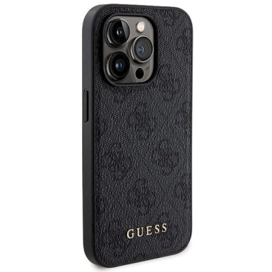 Guess 4G Metal Logo Dėklas set iPhone 14 Pro + 5000mAh MagSafe power bank - Juodas 3