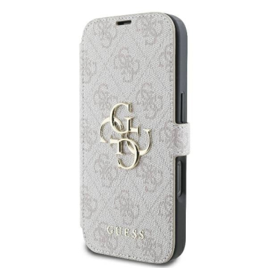 Dėklas Guess 4G Metal Logo iPhone 16 Pro Max - Rožinis 1