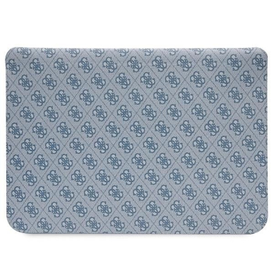 Originalus Guess dėklas 4G Printed Stripes cover for a 16 laptop - Mėlynas 2