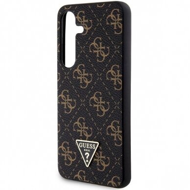 Originalus Guess dėklas 4G TriangleSamsung Galaxy S24+ - Juodas 5