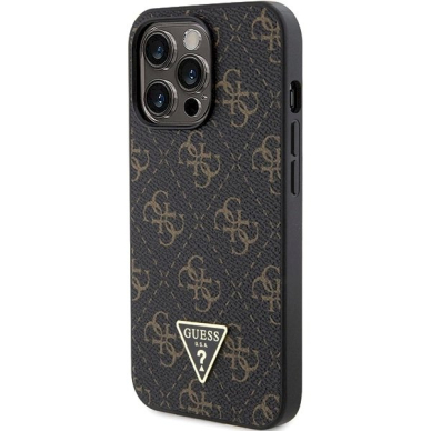 Originalus Guess dėklas 4G Triangle Metal LogoiPhone 13 Pro / iPhone 13 - Juodas 1