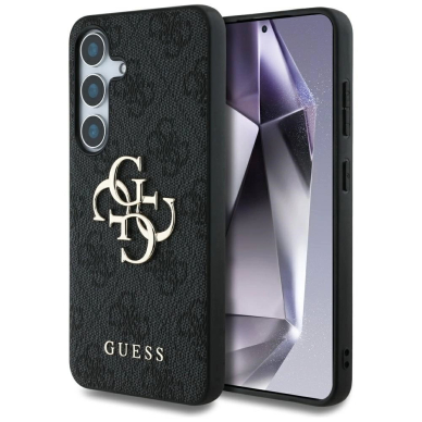 Guess Big 4G Logo Classic Logo Dėklas Samsung Galaxy S25 Juodas