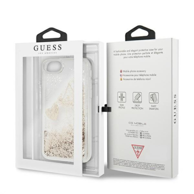 Dėklas Guess case cover for iPhone 7/8 / SE 2020 / SE 2022 Auksinis (GUE002073-0) 6