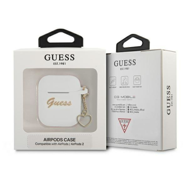 Dėklas Guess GUA2LSCHSH AirPods 1/2 Silicone Charm Collection 2