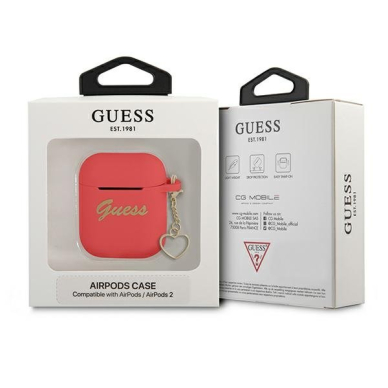 Dėklas Guess GUA2LSCHSR AirPods Raudonas 2