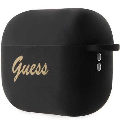 Dėklas ausinėms Guess Charm Heart Collection GUAP2LSCHSK AirPods Pro 2 Juodas 2