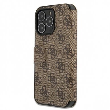 Dėklas Guess 4G Big Metal Logo GUBKP13X4GMGBR iPhone 13 Pro Max Rudas 3