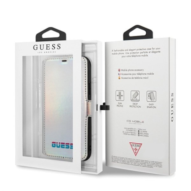 Originalus Guess Dėklas Guflbkn58Bld Iphone 11 Pro Sidabrinis Book Iridescent 5