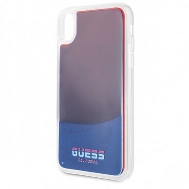 Guess GUHCI61GLCRE iPhone Xr czerwony /red hard case California Glow in the dark 2