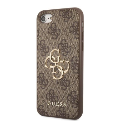 Dėklas Guess 4G Big Metal Logo GUHCI84GMGBR iPhone 7/8/SE 2020/2022 Rudas 1