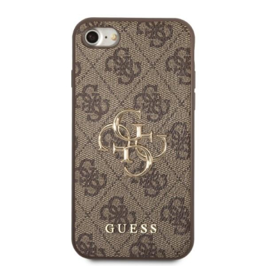 Dėklas Guess 4G Big Metal Logo GUHCI84GMGBR iPhone 7/8/SE 2020/2022 Rudas 2