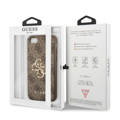 Dėklas Guess 4G Big Metal Logo GUHCI84GMGBR iPhone 7/8/SE 2020/2022 Rudas 7