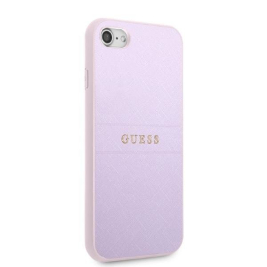 Dėklas Guess Metal Logo GUHCI8PSASBPU iPhone 7/8 / SE 2020 / SE 2022 Purpurinis 3