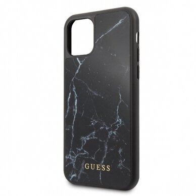 Guess GUHCN58HYMABK iPhone 11 Pro czarny /black Marble 2