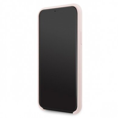 Guess GUHCN58LS4GLP iPhone 11 Pro light pink/jasnoróżowy hard case Silicone 4G Tone On Tone 5