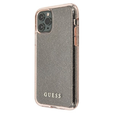 Originalus Guess Dėklas Guhcn58Pcglpi Iphone 11 Pro Rožinis Hard Case Glitter 1