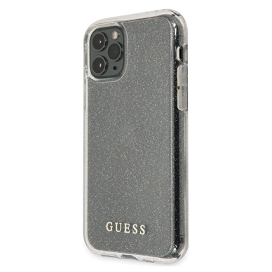 Originalus Guess Dėklas Guhcn58Pcglsi Iphone 11 Pro Sidabrinis Hard Case Glitter 1