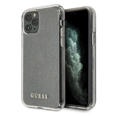 Originalus Guess Dėklas Guhcn58Pcglsi Iphone 11 Pro Sidabrinis Hard Case Glitter