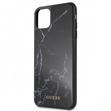 Originalus Guess Dėklas Guhcn65Hymabk Iphone 11 Pro Max Juodas Marble 2