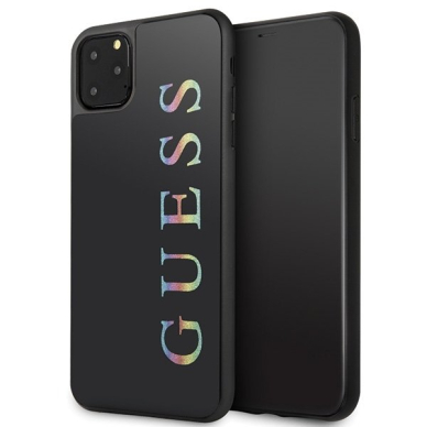 Originalus Guess Dėklas Guhcn65Lgmlbk Iphone 11 Pro Max Juodas Nugarėlė Glitter Logo