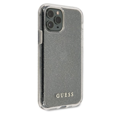 Originalus Guess Dėklas Guhcn65Pcglsi Iphone 11 Pro Max Sidabrinis Hard Case Glitter 4