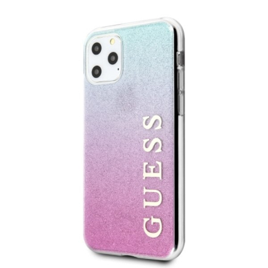 Originalus Guess Dėklas Guhcn65Pcuglpbl Iphone 11 Pro Max Rožinis Mėlynas Hard Case Glitter Gradient 1