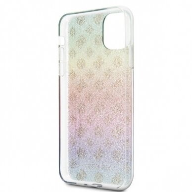 Originalus Guess Dėklas Guhcn65Peoml Iphone 11 Pro Max Multicolor Nugarėlė Iridescent 4G Peony 3