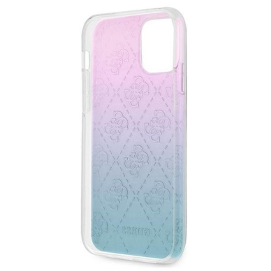 Originalus Guess dėklas Guhcp12L3D4Ggbp Iphone 12 Pro Max mėlynas-rožinis 4G 3D Pattern kolekcija UGLX912 6