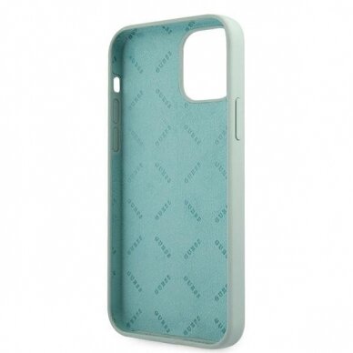 Dėklas Guess GUHCP12LLSVSBF Silicone Vintage iPhone 12 Pro Max 6,7" Melsvas 6