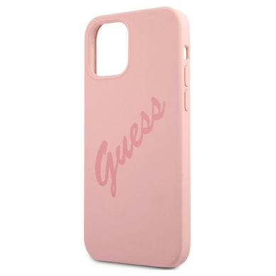 Dėklas Guess GUHCP12LLSVSPI Script Vintage iPhone 12 Pro Max 6,7" Rožinis 5