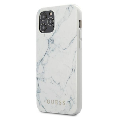 Dėklas Guess Originalus GUHCP12LPCUMAWH iPhone 12 6,7" Pro Max baltas