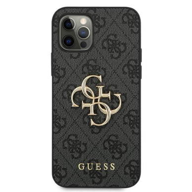 Dėklas Guess GUHCP12M4GMGGR iPhone 12/12 Pro Pilkas 2