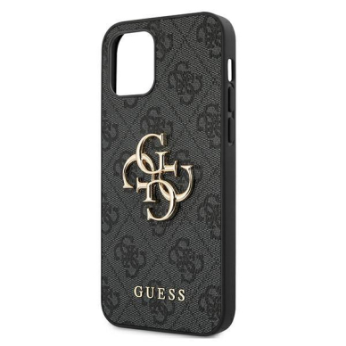 Dėklas Guess GUHCP12M4GMGGR iPhone 12/12 Pro Pilkas 5