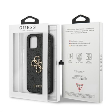 Dėklas Guess GUHCP12M4GMGGR iPhone 12/12 Pro Pilkas 7