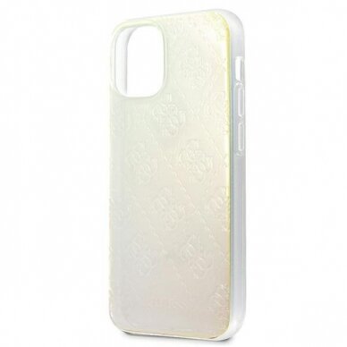 Originalus Guess Dėklas Guhcp12S3D4Girbl Iphone 12 Mini 5,4" Geltonas 4G 3D Pattern Collection 3