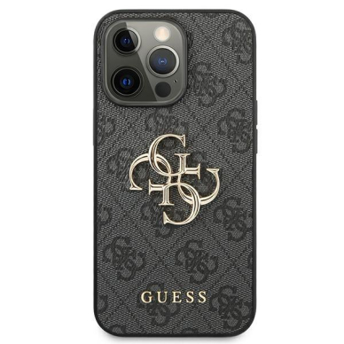 Dėklas Guess GUHCP13L4GMGGR iPhone 13 Pro / 13 6,1" Pilkas 4G Big Metal Logo 2