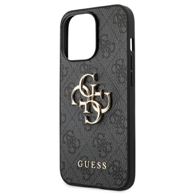 Dėklas Guess GUHCP13L4GMGGR iPhone 13 Pro / 13 6,1" Pilkas 4G Big Metal Logo 5