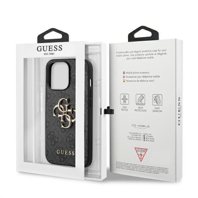 Dėklas Guess GUHCP13L4GMGGR iPhone 13 Pro / 13 6,1" Pilkas 4G Big Metal Logo 7