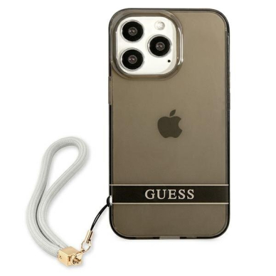 Originalus dėklas Guess GUHCP13LHTSGSK iPhone 13 Pro juodas 5