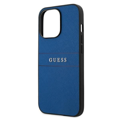 Dėklas Guess Saffiano Strap GUHCP13LPSASBBL iPhone 13 Pro Mėlynas 5