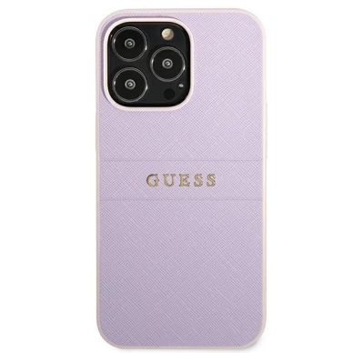 Dėklas Guess Metal Logo GUHCP13LPSASBPU iPhone 13 Pro Purpurinis 2