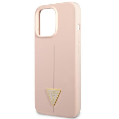 Dėklas Guess Silicone Triangle GUHCP13LSLTGP iPhone 13 Pro Rožinis 5