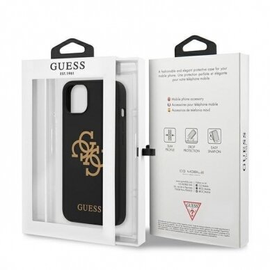 Dėklas Guess GUHCP13MLS4GGBK iPhone 13 Juodas 7