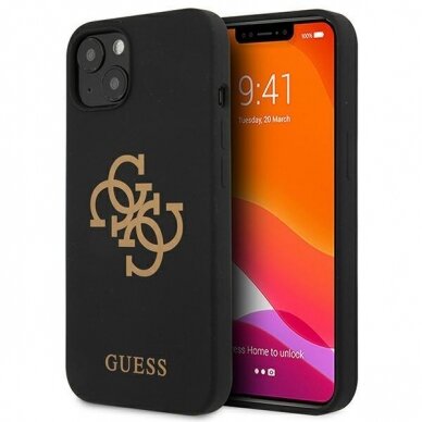 Dėklas Guess GUHCP13MLS4GGBK iPhone 13 Juodas