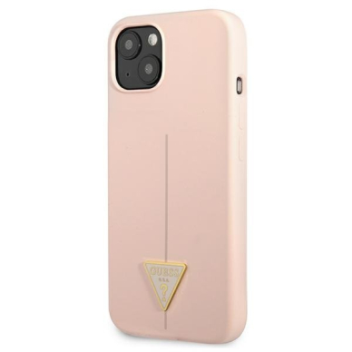 Dėklas Guess Silicone Triangle GUHCP13MSLTGP iPhone 13 Rožinis 1