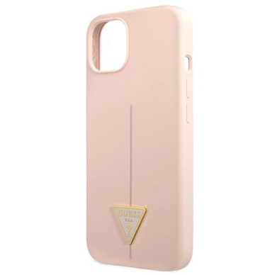 Dėklas Guess Silicone Triangle GUHCP13MSLTGP iPhone 13 Rožinis 5