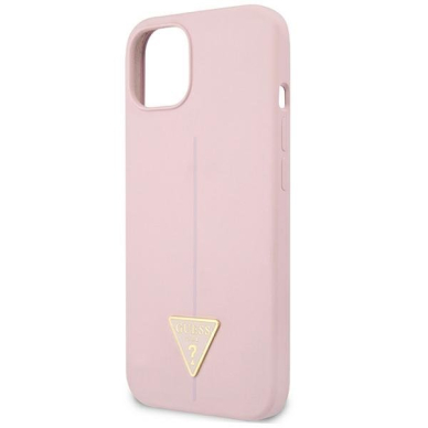 Dėklas Guess Silicone Triangle GUHCP13MSLTGU iPhone 13 Purpurinis 5