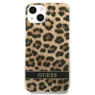 Dėklas Guess GUHCP13SHSLEOW iPhone 13 mini Leopard Rudas 2