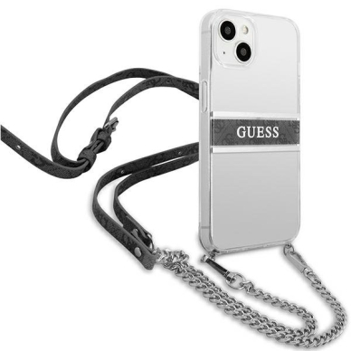 Dėklas Guess GUHCP13SKC4GBSI iPhone 13 mini skaidrus 3